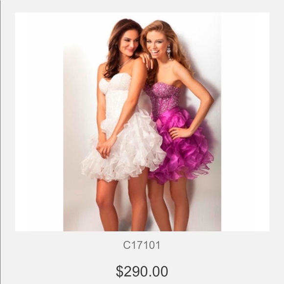 Berry Sequin/Crystal sweetheart cocktail dress - Picture 8 of 8